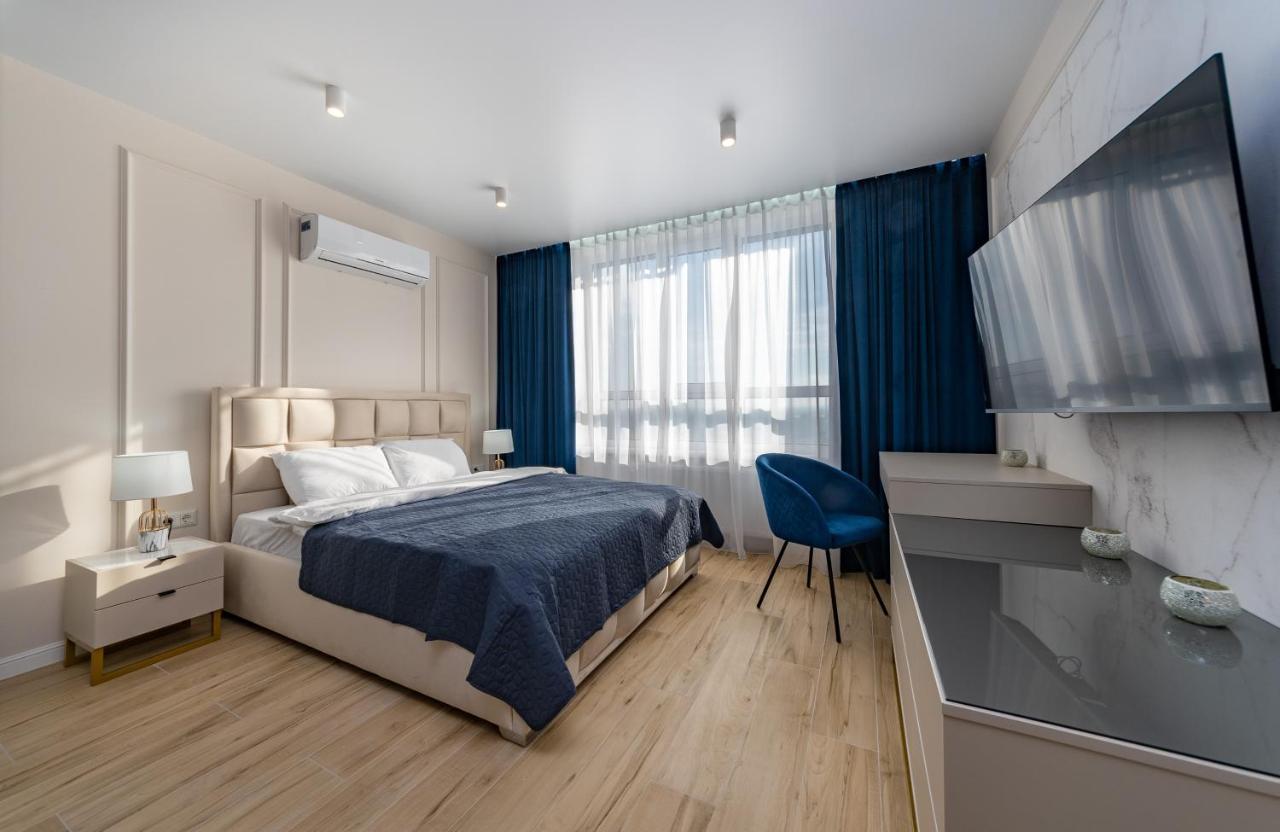 Flatrent Olympic Park, Метро Бориспільська Поруч! เคียฟ ภายนอก รูปภาพ