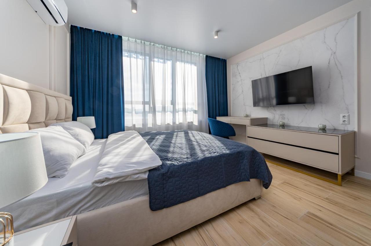 Flatrent Olympic Park, Метро Бориспільська Поруч! เคียฟ ภายนอก รูปภาพ