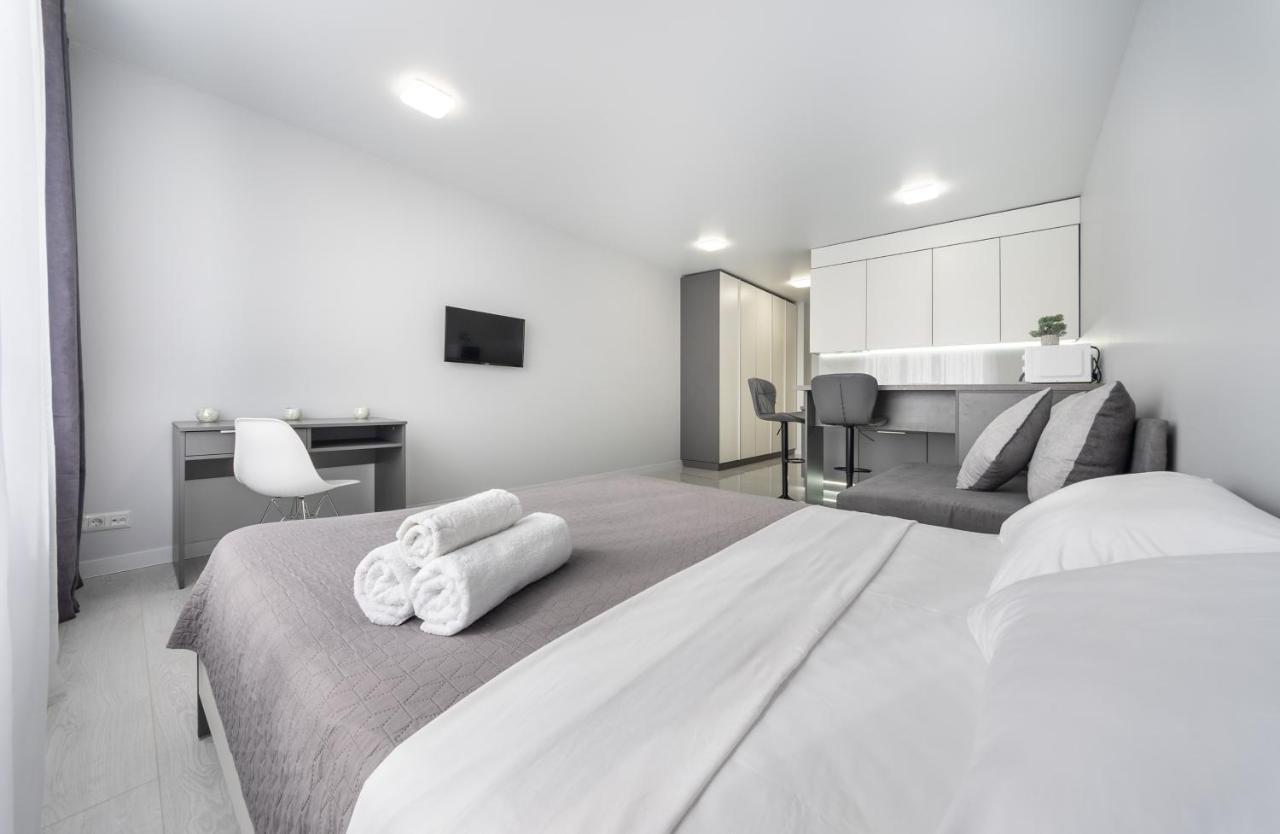 Flatrent Olympic Park, Метро Бориспільська Поруч! เคียฟ ภายนอก รูปภาพ