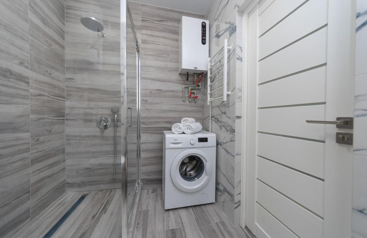 Flatrent Olympic Park, Метро Бориспільська Поруч! เคียฟ ภายนอก รูปภาพ