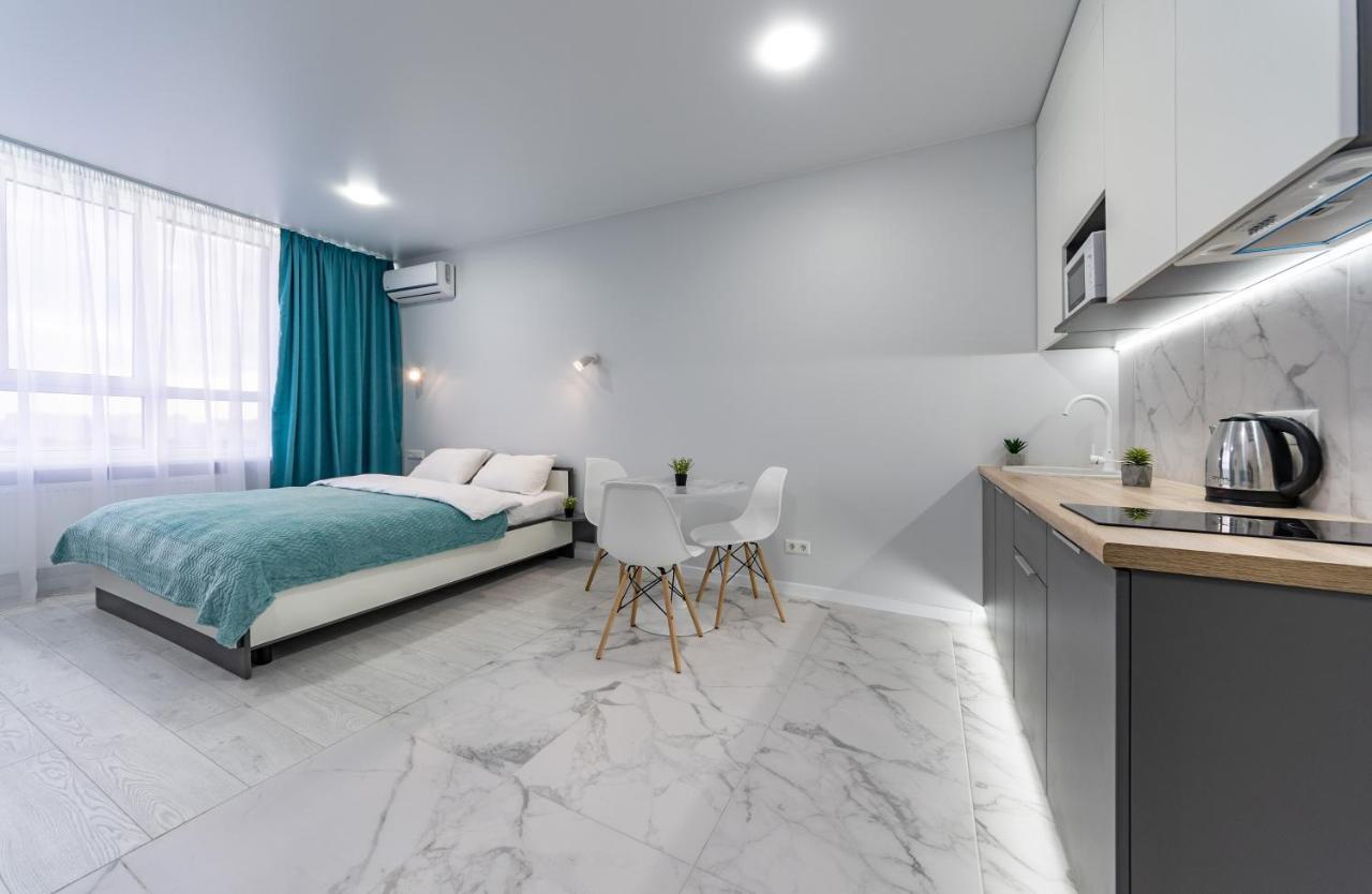 Flatrent Olympic Park, Метро Бориспільська Поруч! เคียฟ ภายนอก รูปภาพ