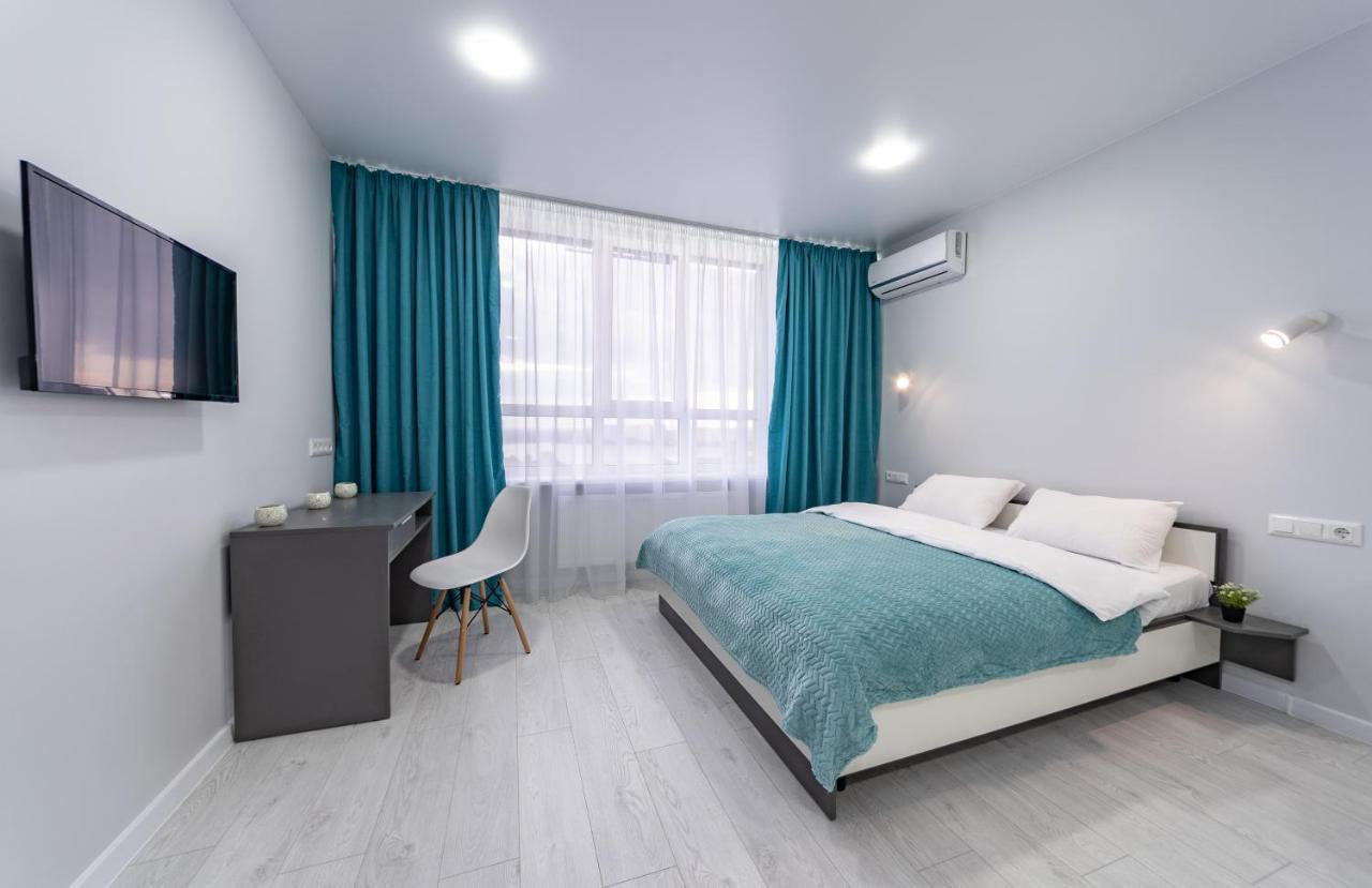 Flatrent Olympic Park, Метро Бориспільська Поруч! เคียฟ ภายนอก รูปภาพ