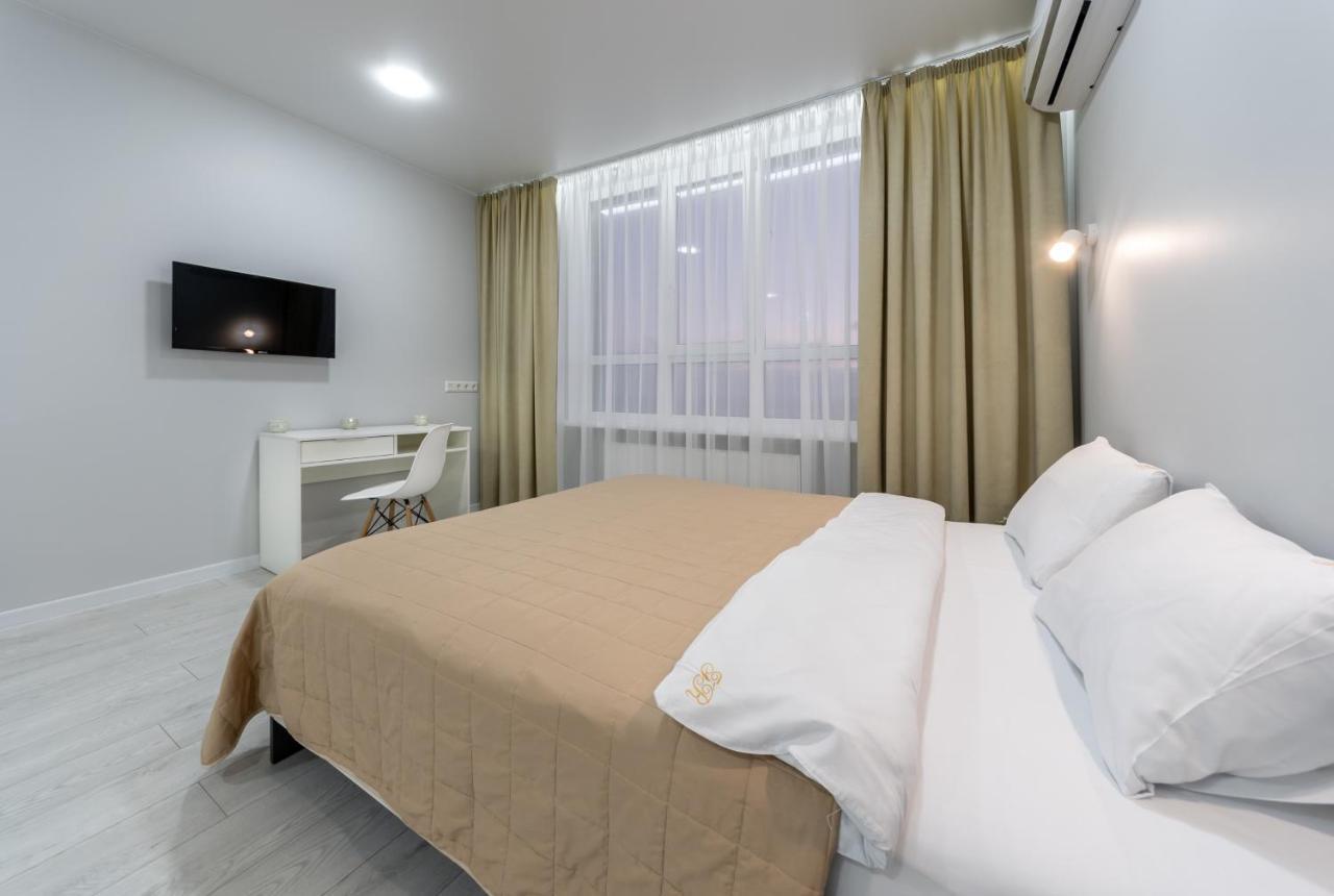 Flatrent Olympic Park, Метро Бориспільська Поруч! เคียฟ ภายนอก รูปภาพ