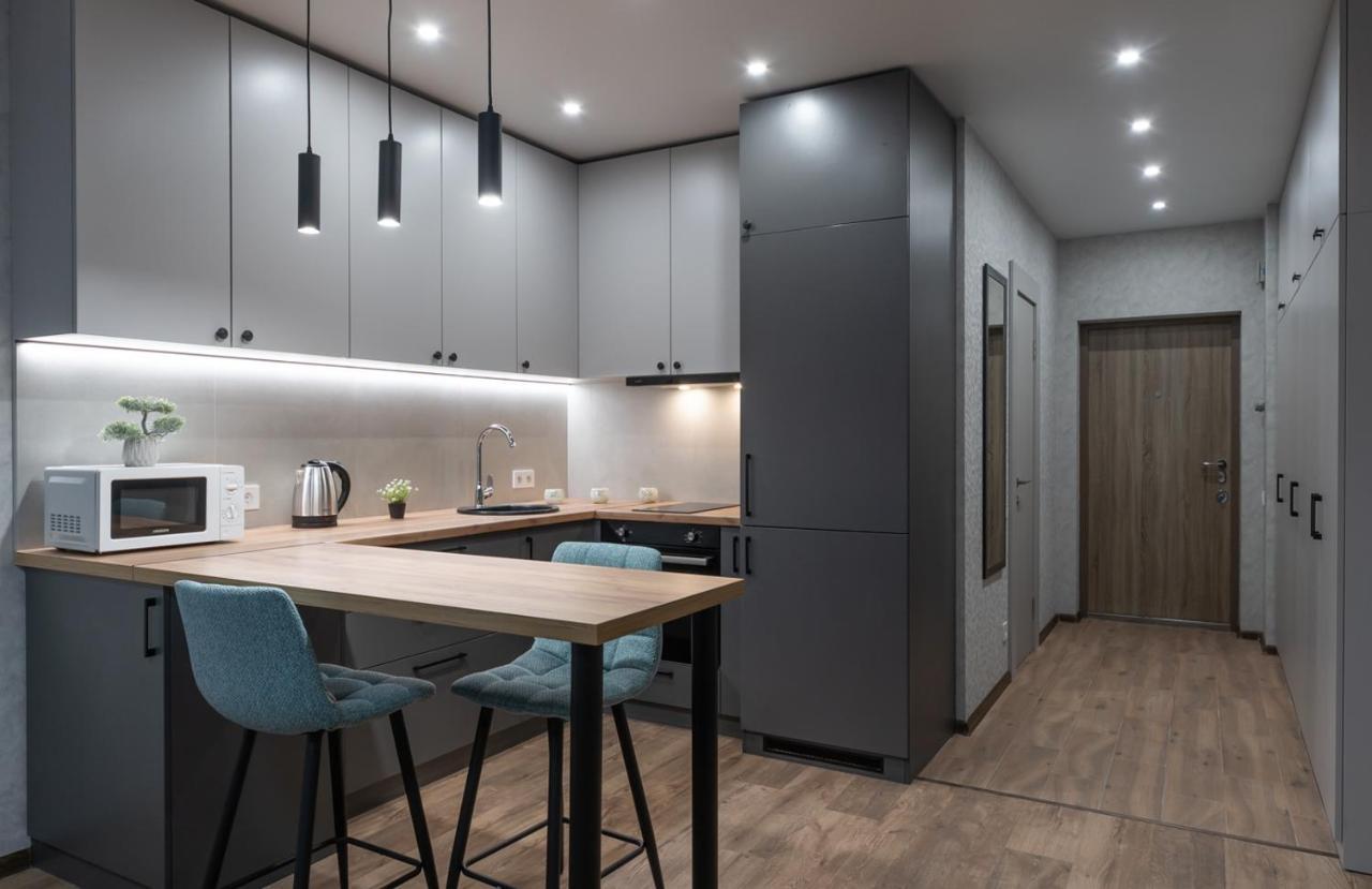 Flatrent Olympic Park, Метро Бориспільська Поруч! เคียฟ ภายนอก รูปภาพ