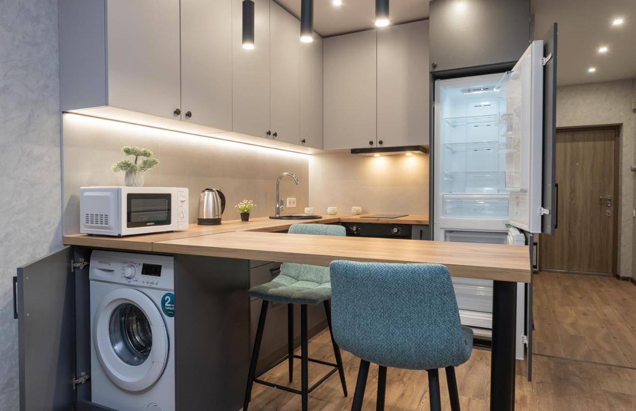 Flatrent Olympic Park, Метро Бориспільська Поруч! เคียฟ ภายนอก รูปภาพ