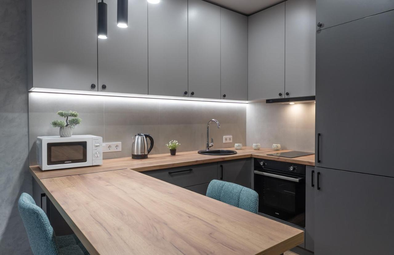 Flatrent Olympic Park, Метро Бориспільська Поруч! เคียฟ ภายนอก รูปภาพ