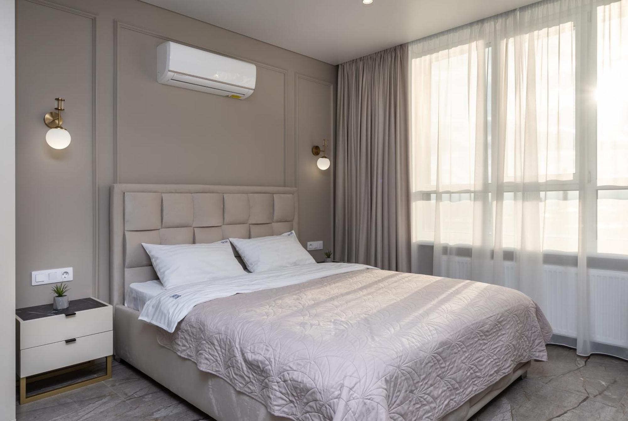 Flatrent Olympic Park, Метро Бориспільська Поруч! เคียฟ ภายนอก รูปภาพ