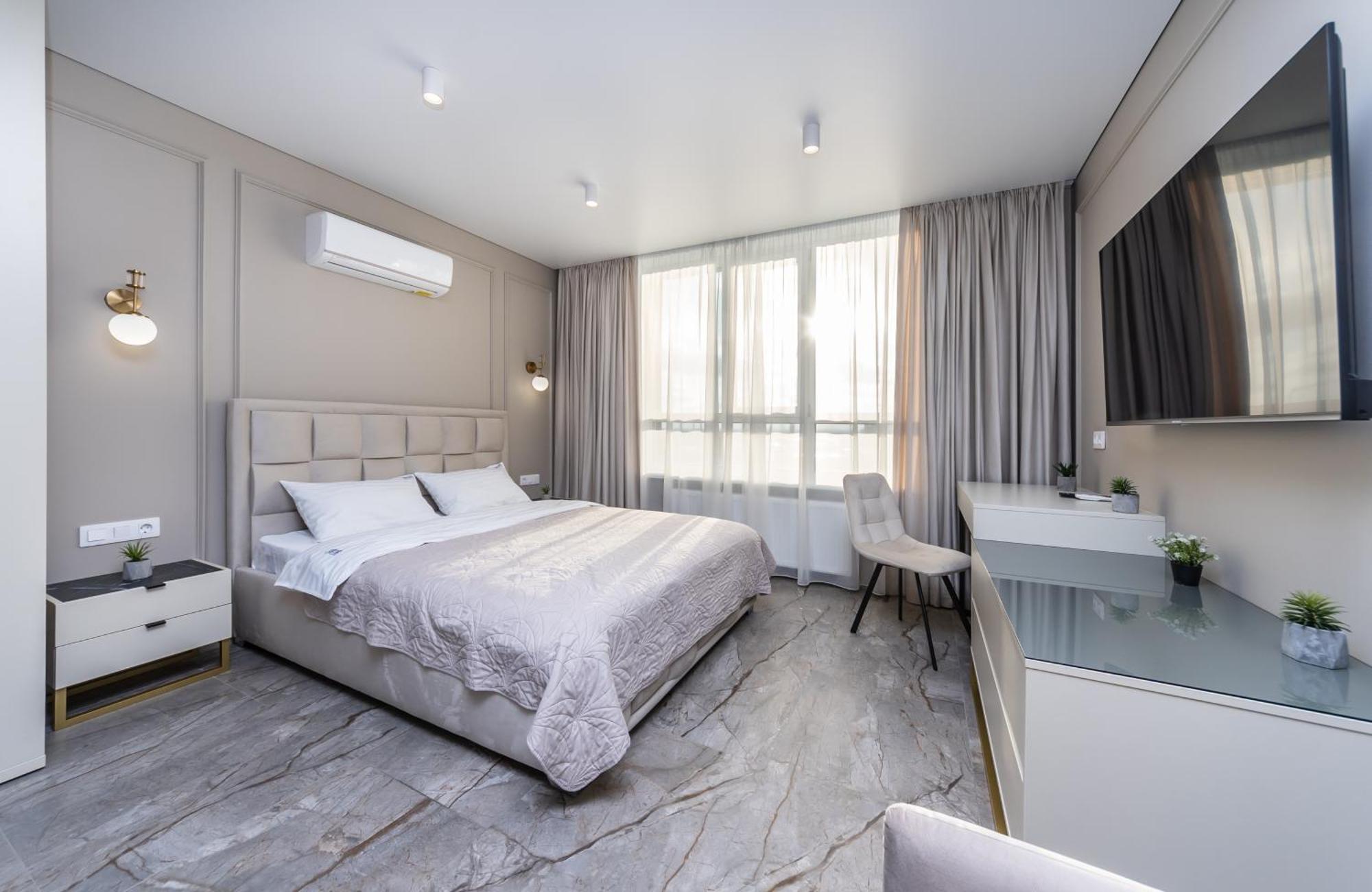Flatrent Olympic Park, Метро Бориспільська Поруч! เคียฟ ภายนอก รูปภาพ